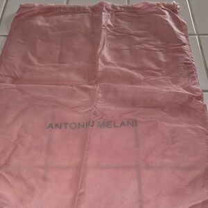 Antonio Melani pink bag dust cover 17”x19”